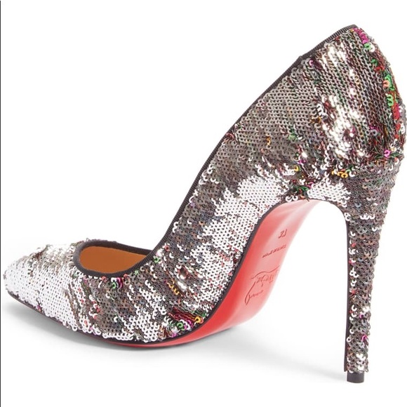 Christian Louboutin Sequin Pigalle Follies 100 - Picture 2 of 6